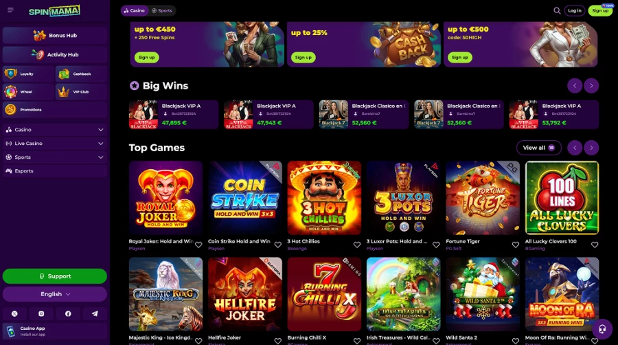 Slots spin mama casino